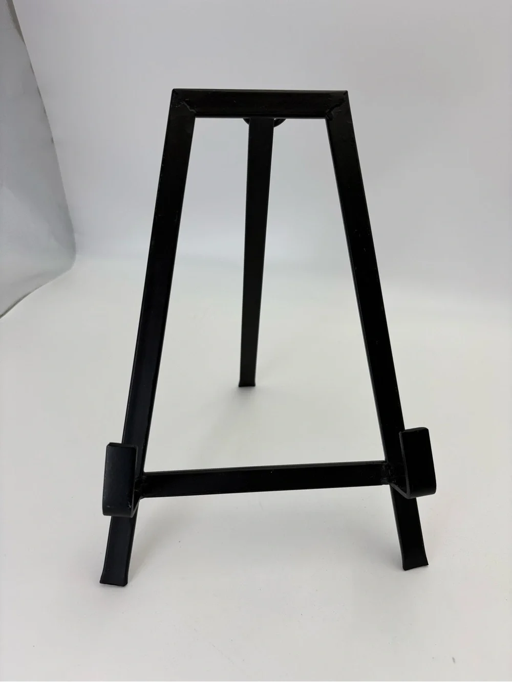 Large Black Metal Display Easel Stand - Heavy Duty